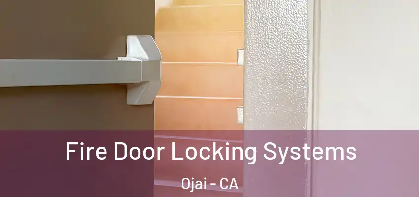  Fire Door Locking Systems Ojai - CA