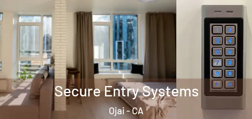Secure Entry Systems Ojai - CA